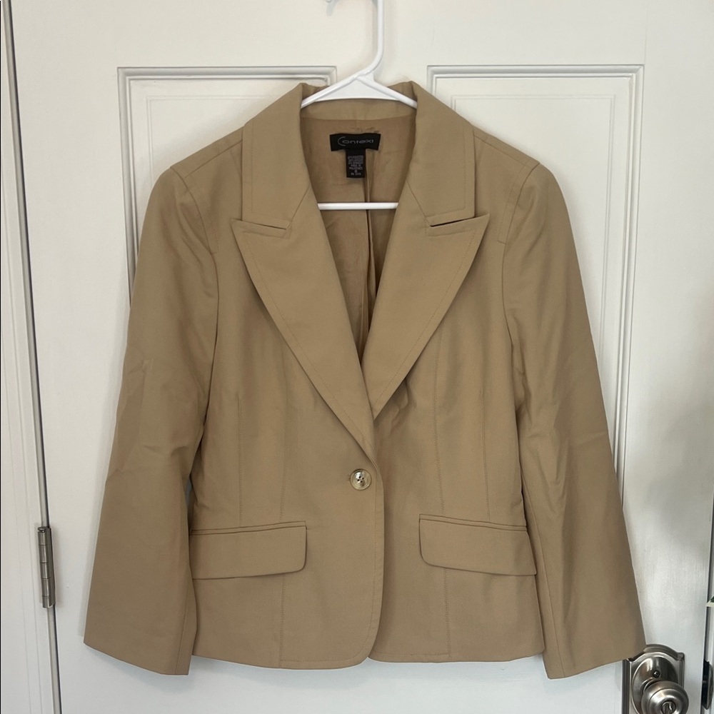 Context Classic Tan Blazer